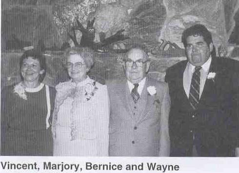 Vincent, Marjory, 
Bernice & Wayne